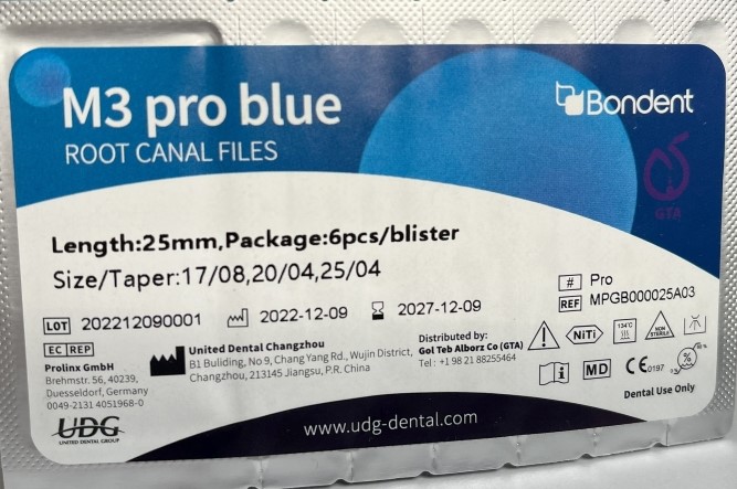 M3 Pro Blue (Assorted) 25 mm
